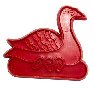 Chilton Six Geese A Laying Cookie Cutter Red Christmas Holiday Song Vintage 1978